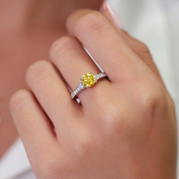 Milan Round 1.10Ct Yellow
