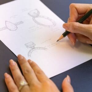 Sketching Your Custom Engagement Ring Design