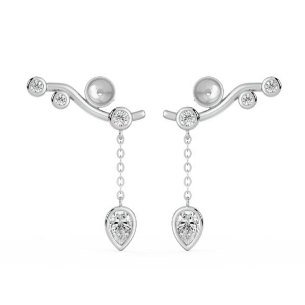 18K White Gold Right