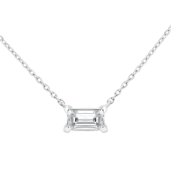 Alice Emerald 18K Yellow Gold Setting Only - suits 6mmx4mm Emerald