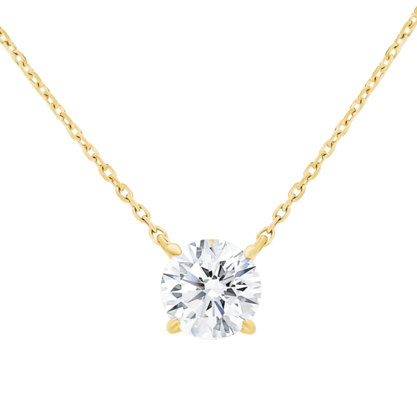 Alice Round 18K Yellow Gold Setting Only - suits 6.0mm Round