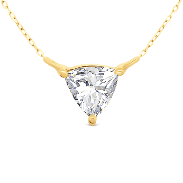 Alice Trillion 18K Yellow Gold 0.40tcw