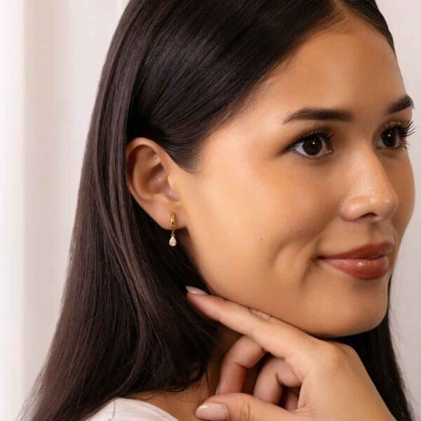 Ginny Pear 6X4 Lgd 18K Yellow Gold 0.68Tcw