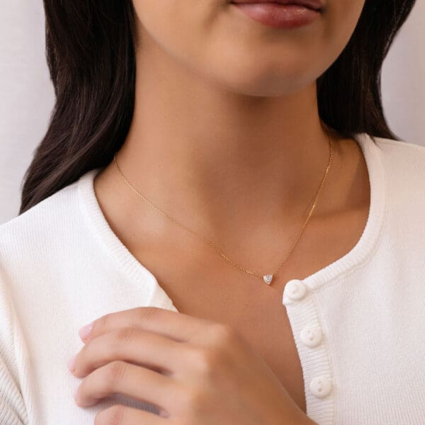 Alice Trillion 18K Yellow Gold 0.40Tcw