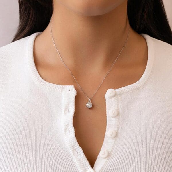 Elissa 18K White Gold 1.25Tcw