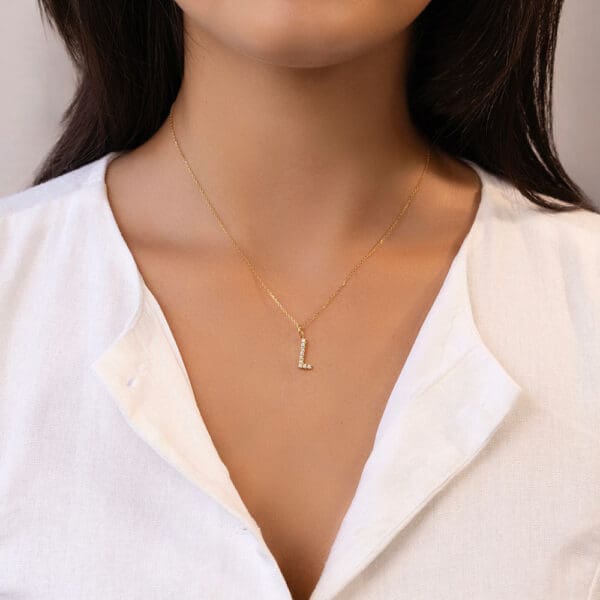 Large Initial Pendant