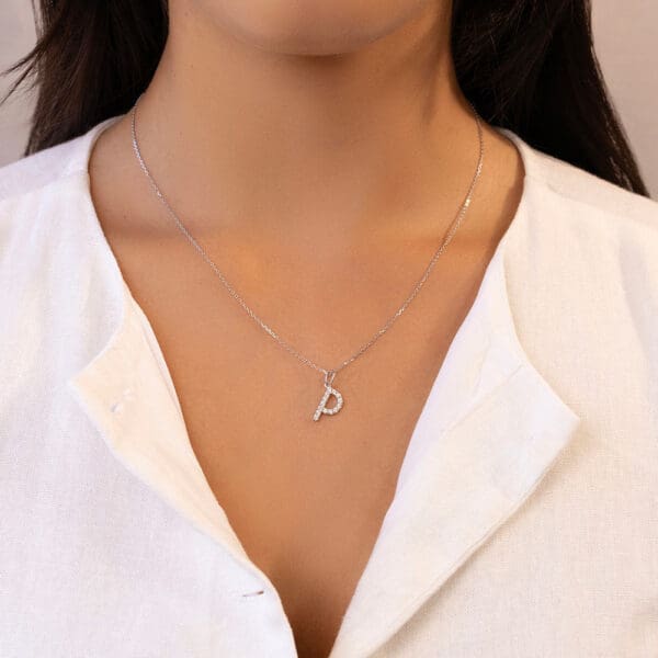 Large Initial Pendant