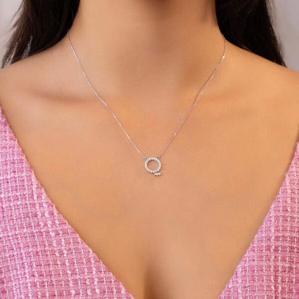 Large Initial Necklace