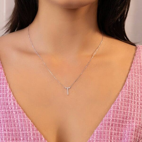 Large Initial Necklace