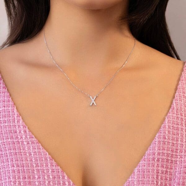 Large Initial Necklace