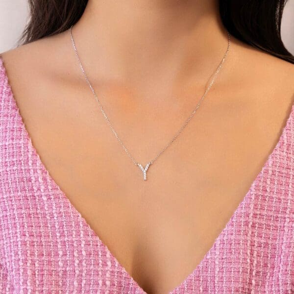 Large Initial Necklace
