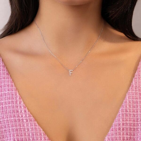 Small Initial Necklace