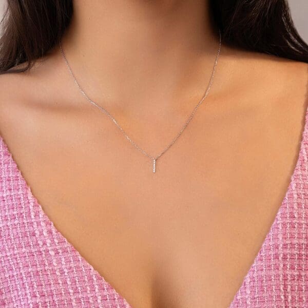 Small Initial Necklace