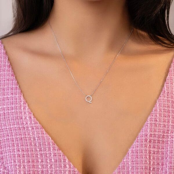 Small Initial Necklace