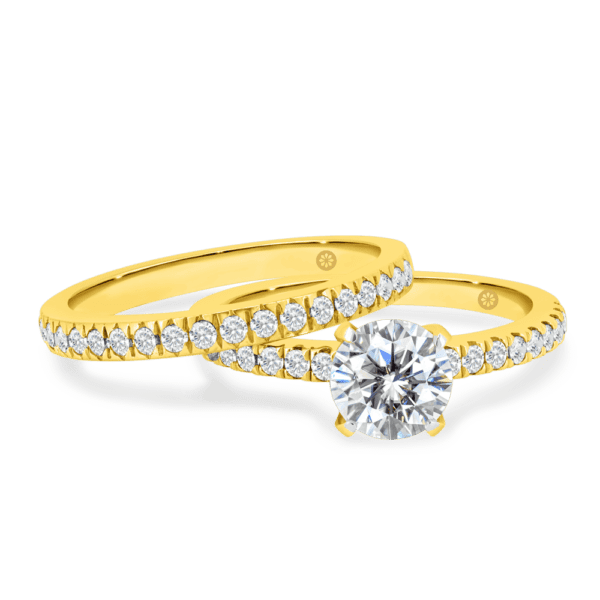 Payton A Payton 6.5 Yellow Gold Lab Grown Diamond Straight Prong Set Wedding Ring