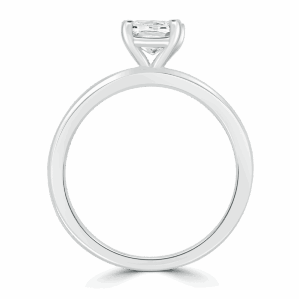Holly Cushion 6 0 Side White Gold Diamond Fancy Cut Popular Solitaire Ring