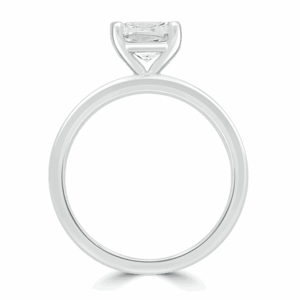 Holly Cushion 7 0 Side White Gold Diamond Fancy Cut Popular Solitaire Ring