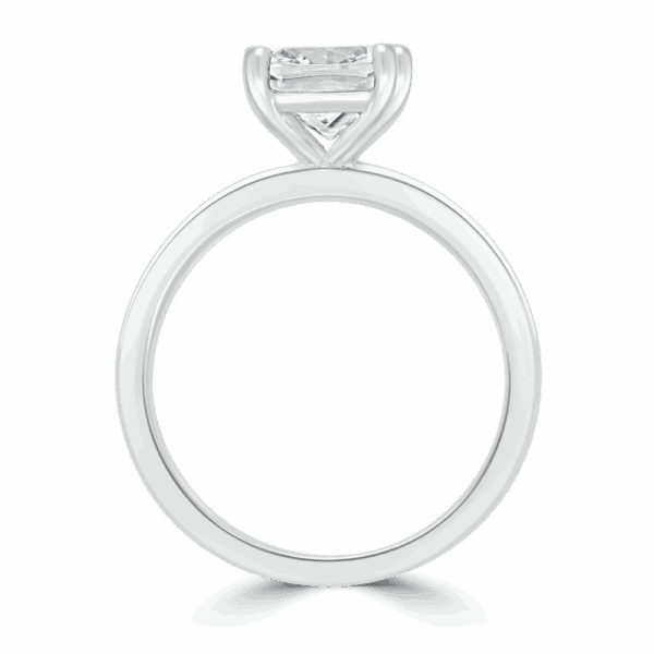Holly Cushion 7 5 Side White Gold Diamond Fancy Cut Popular Solitaire Ring