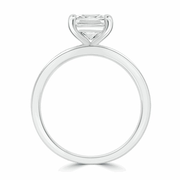 Holly Square 6 5 Side White Gold Diamond Fancy Cut Popular Solitaire Ring
