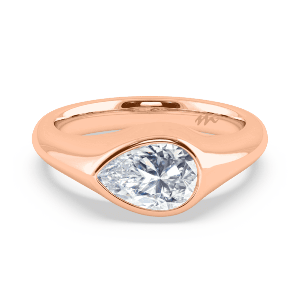 Jolene Pear LG+ Platinum 1.00ct