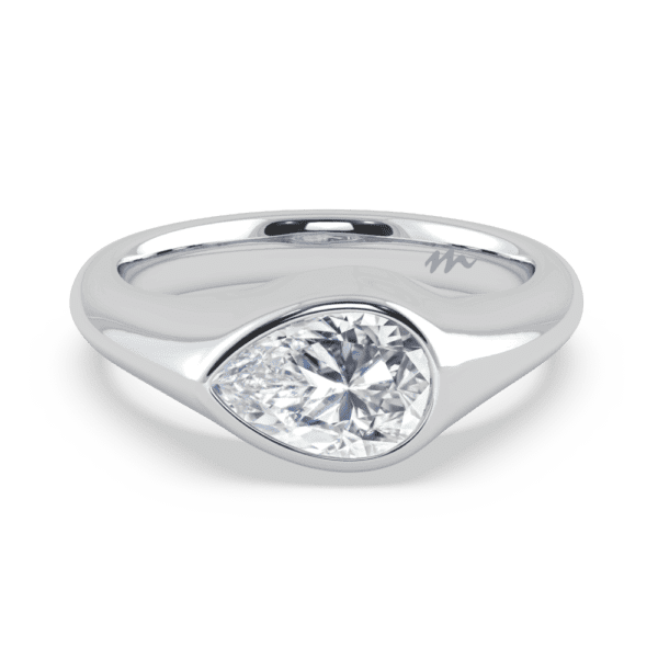 Jolene Pear LG+ Platinum 1.00ct