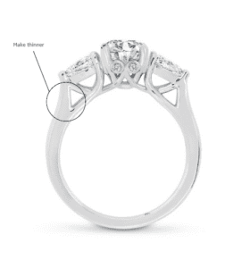 Jp Custom Trilogy Ring Cad