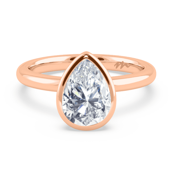 Lottie Pear 10x7 LG+ Platinum 2.00ct