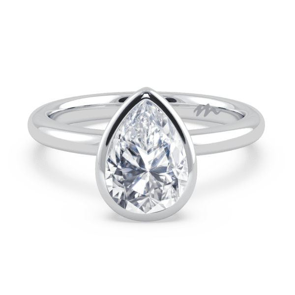 Lottie Pear 10x7 LG+ Platinum 2.00ct