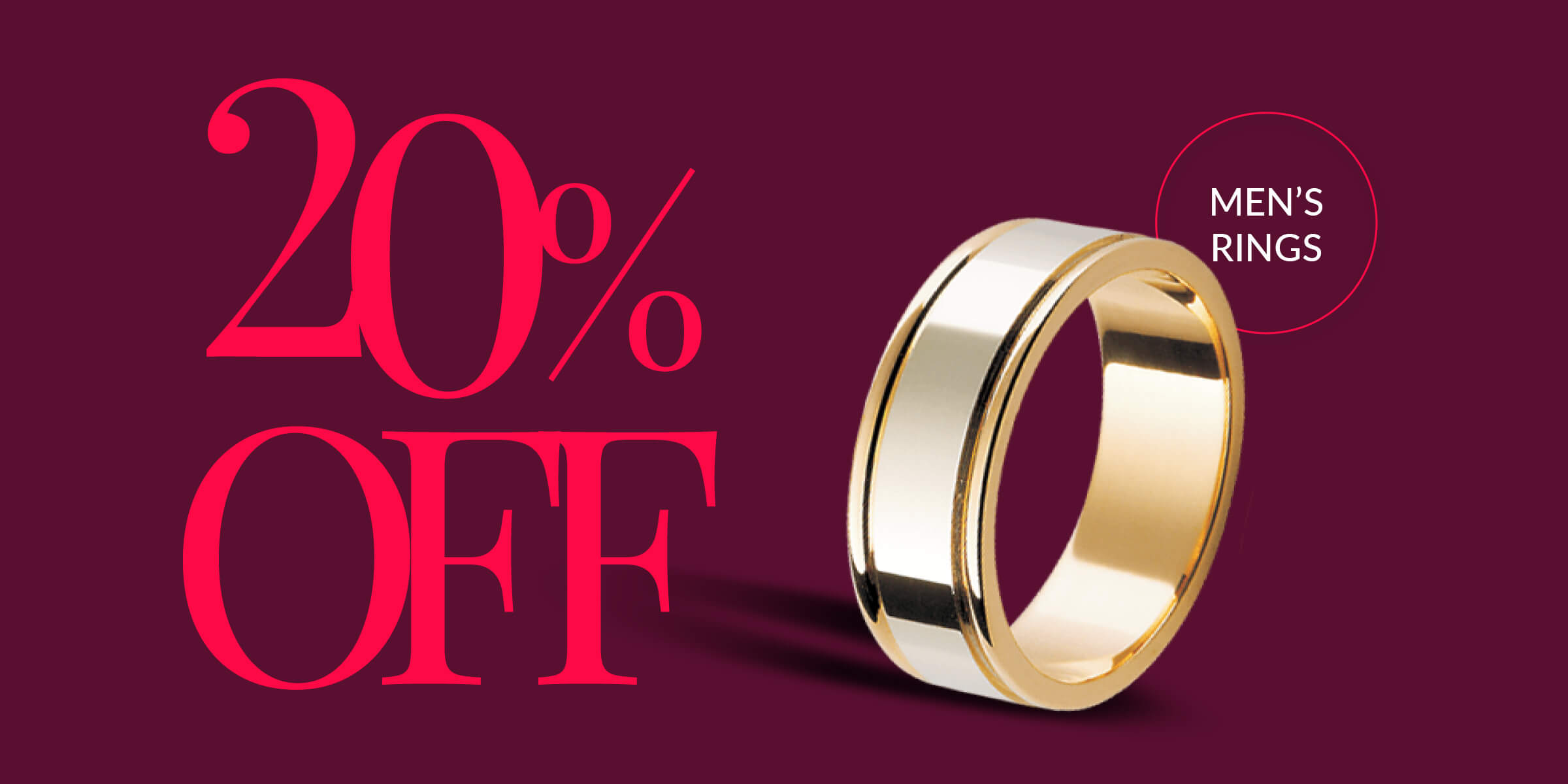 Mm June Sale Creative 2400W X 1200 20 Off Men S Rings