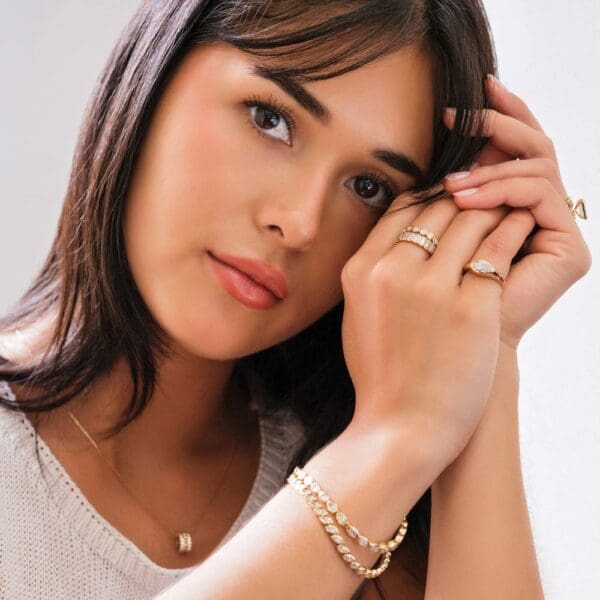Jolene Pear Lg+ Platinum 1.00Ct