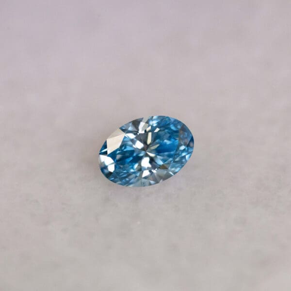 Oval Cut 1 07Ct Fancy Vivid Blue Vs1 611383116 Angle
