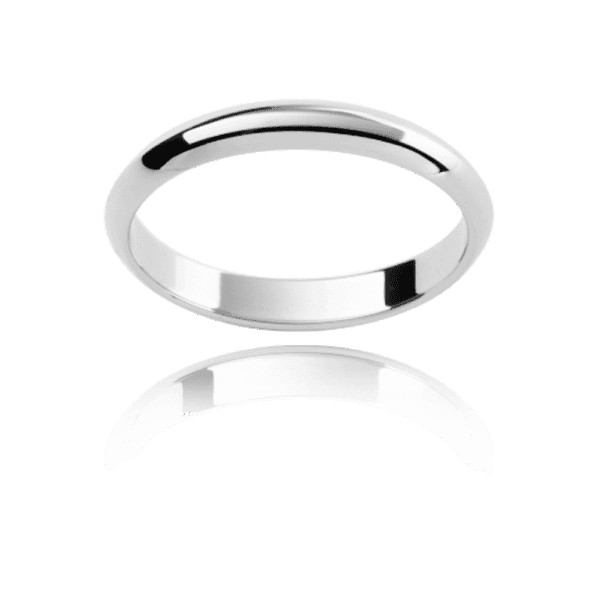P211 3mm yellow gold classic knife edge mens wedding band