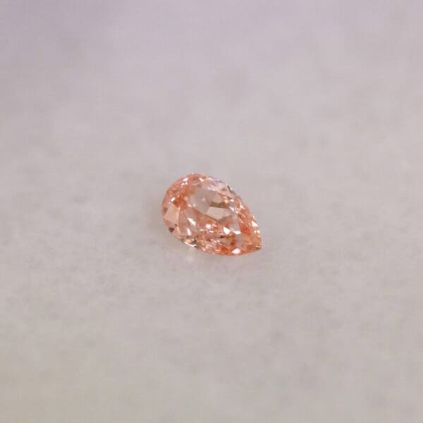 Pear Cut 0 66ct Fancy Intense Pink VVS2 569316349 Front