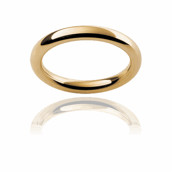 Rp 2 5Mm Yellow Gold Classic Round Mens Wedding Ring