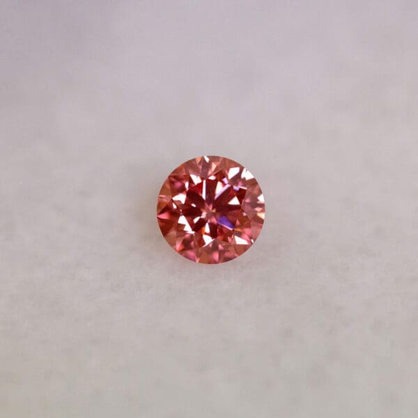Round Cut 1 00ct Fancy Vivid Pink VS1 615366895 Front 1
