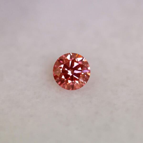 Round Cut 1 00Ct Fancy Vivid Pink Vs1 615366895 Front 2
